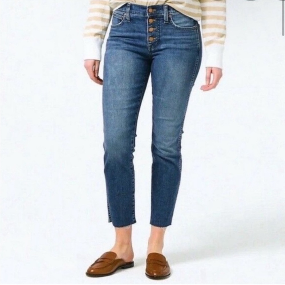 J.Crew | 9” Vintage Straight Button Fly Ankle  Jeans
